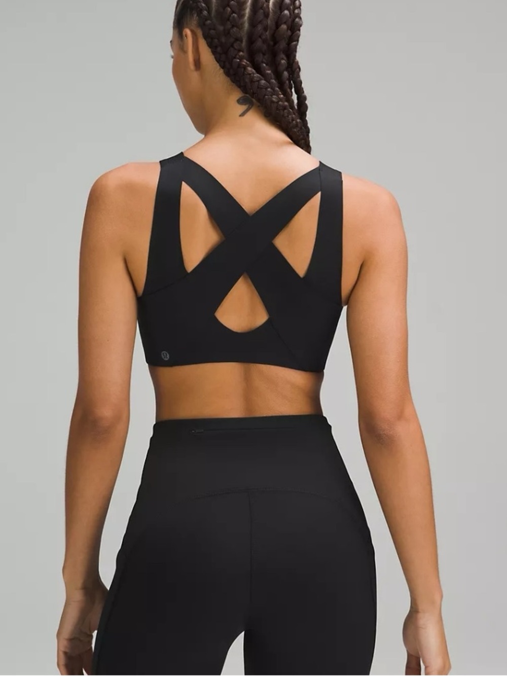 Lululemon Enlite Bra Zip Front in Black - Picture 7 of 9